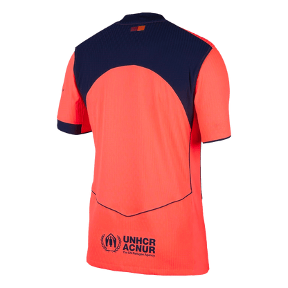Barcelona Mens Third Away Soccer Jersey 2025/26 Orange - Player Version