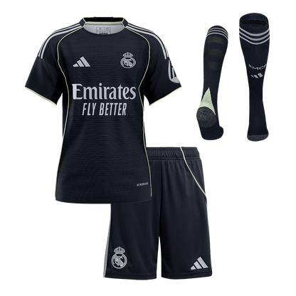 Real Madrid Kids Away Soccer Full Set 2025/26 Navy [PREMIUM]