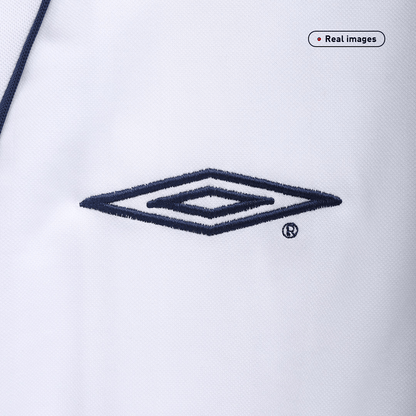 Retro England Mens Home Soccer Jersey 2002 White