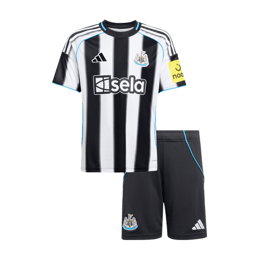 Newcastle United Kids Home Soccer Kit 2025/26 Black&White