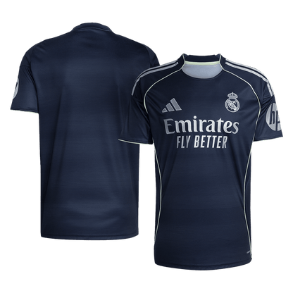 Real Madrid Mens Away Soccer Jersey 2025/26 Navy [PREMIUM]