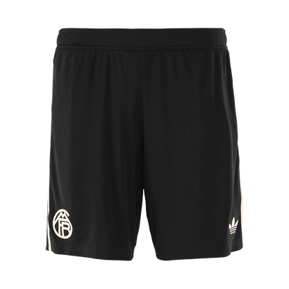 Bayern Munich Mens Third Away Soccer Shorts 2025/26 Black