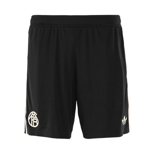 Bayern Munich Mens Third Away Soccer Shorts 2025/26 Black