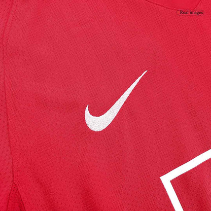 Retro Manchester United Mens Home Long Sleeve Soccer Jersey 2007/08