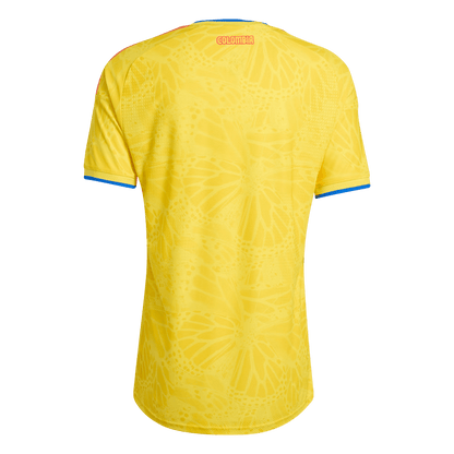 Colombia Mens Home Soccer Jersey World Cup 2026 Yellow - Player Version