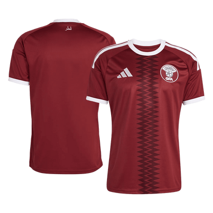 Qatar Mens Home Soccer Jersey World Cup 2026 Red