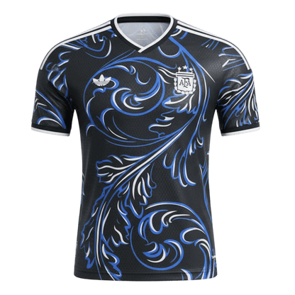 Argentina Mens Away Soccer Jersey World Cup 2026 Black - Player Version