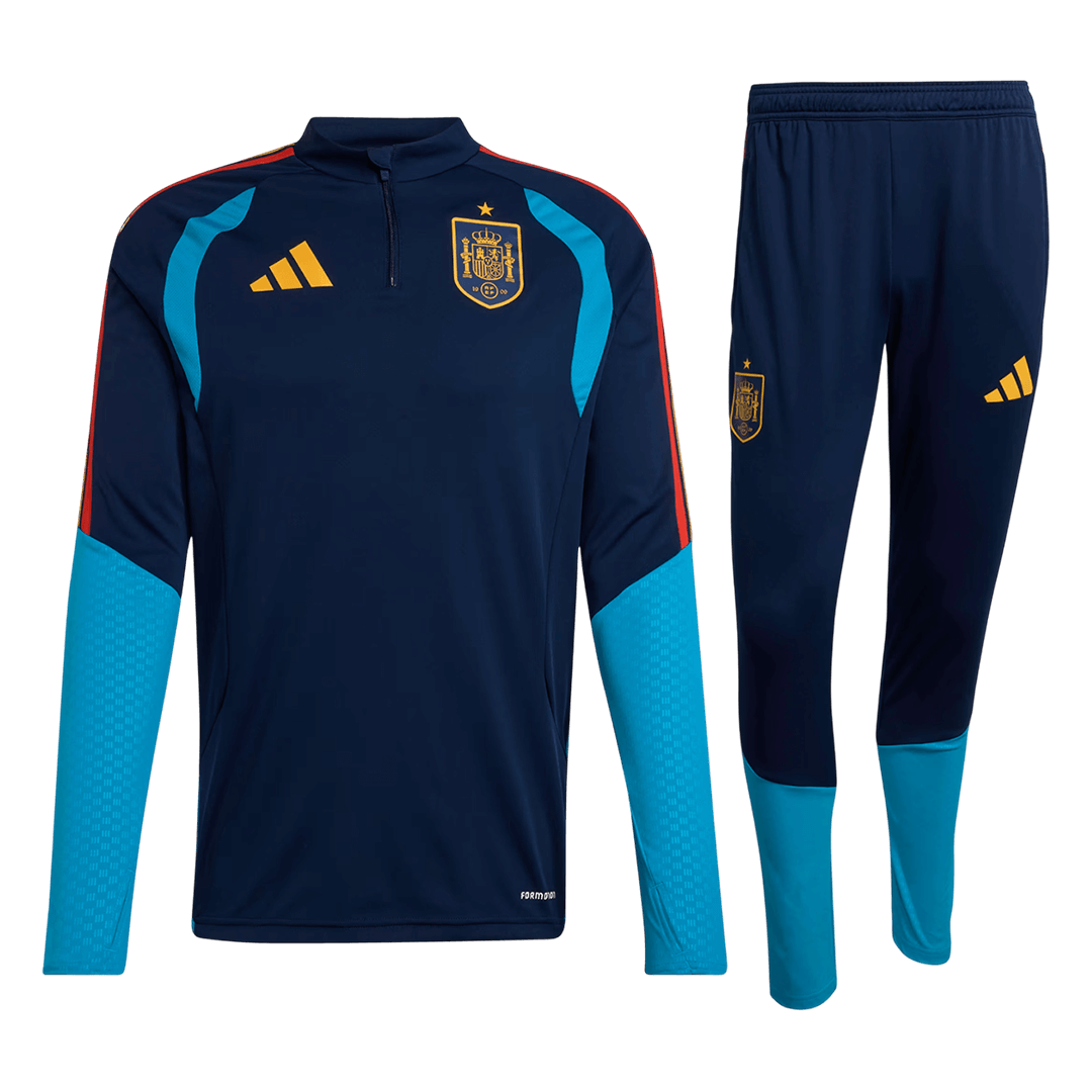 Spain Mens Training Tracksuit Kit 2026 Navy