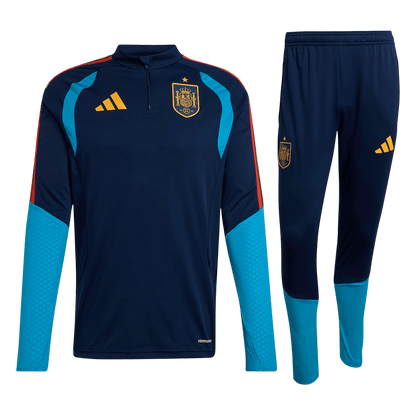 Spain Mens Training Tracksuit Kit 2026 Navy