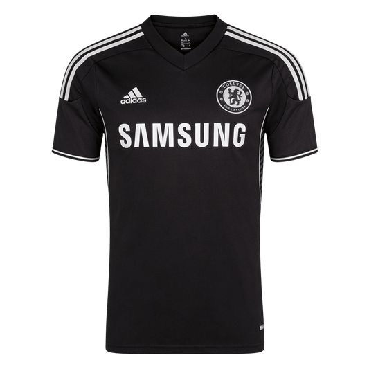 Retro Chelsea Mens Third Soccer Jersey 2013/14 Black
