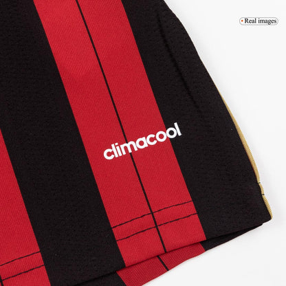 Retro AC Milan Mens Home Soccer Jersey 2013/14 Red&Black