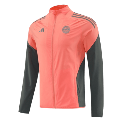 Bayern Munich Mens Windbreaker Jacket 2025/26 Orange