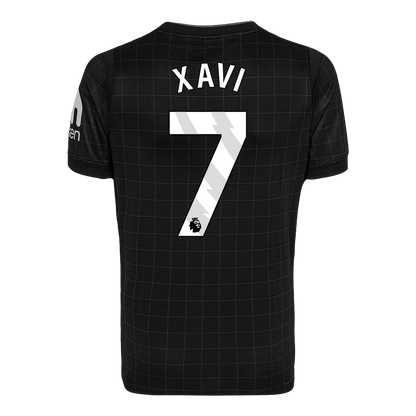 XAVI #7 Tottenham Hotspur Mens Away Soccer Jersey 2025/26 Black