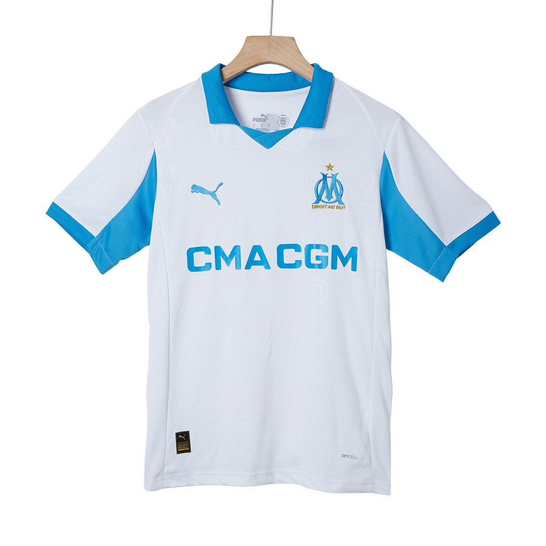 RABIOT #25 Marseille Mens Home Soccer Jersey 2025/26 White
