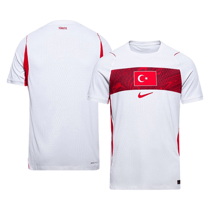 Turkey Mens Away Soccer Jersey World Cup 2026 White - Player Version
