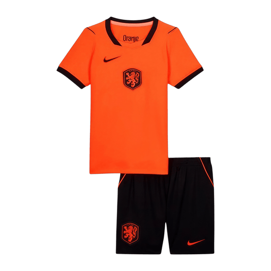 Netherlands Kids Home Soccer Kit World Cup 2026 Orange