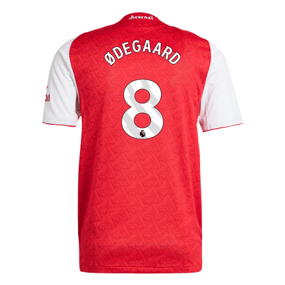 ØDEGAARD #8 Arsenal Mens Home Soccer Jersey 2025/26 Red - Player Version