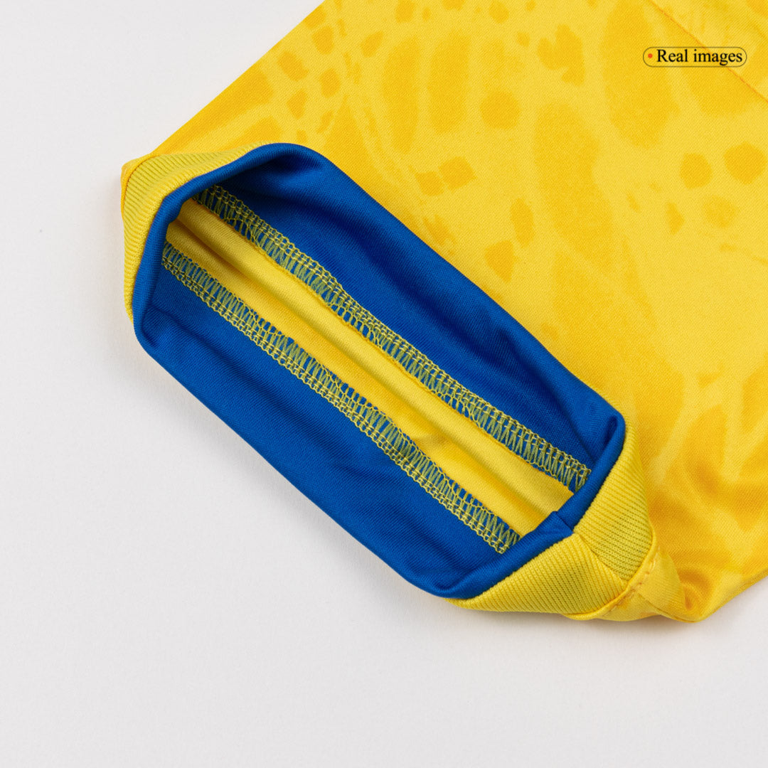 Colombia Mens Home Soccer Jersey World Cup 2026 Yellow