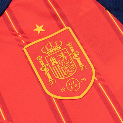 Spain Kids Home Soccer Full Set World Cup 2026 Red [PREMIUM]