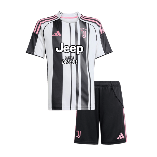 Juventus Kids Home Soccer Kit 2025/26 Black&White