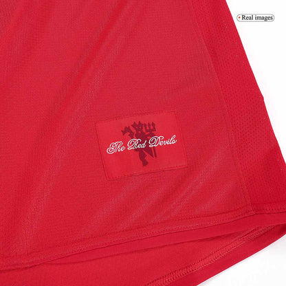 Retro RONALDO #7 Manchester United Mens Home Soccer Jersey UCL Final UCL 2007/08 Red