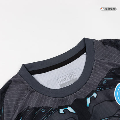 Napoli Mens Pre-Match Soccer Jersey 2025/26 Black