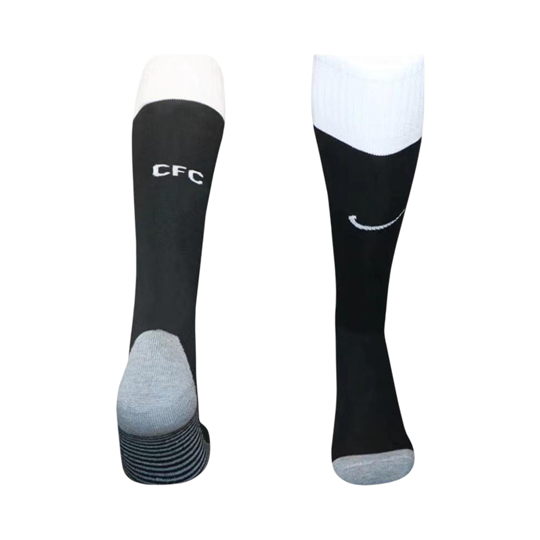 Chelsea Kids Third Away Soccer Socks 2025/26 Black [PREMIUM]