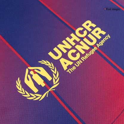 F.DE JONG #21 Barcelona Mens Home Soccer Jersey UCL 2025/26 Red&Blue [PREMIUM]