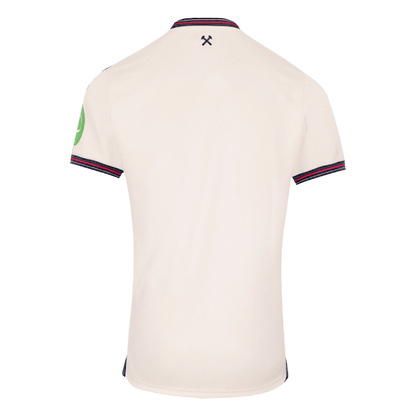 West Ham United Mens Away Soccer Jersey 2025/26 White