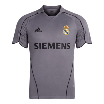 Retro Real Madrid Mens Third Soccer Jersey 2005/06 Grey