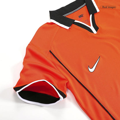 Retro Netherlands Mens Home Soccer Jersey World Cup 1998 Orange