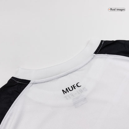Retro Manchester United Mens Away Soccer Jersey 2010/11 White