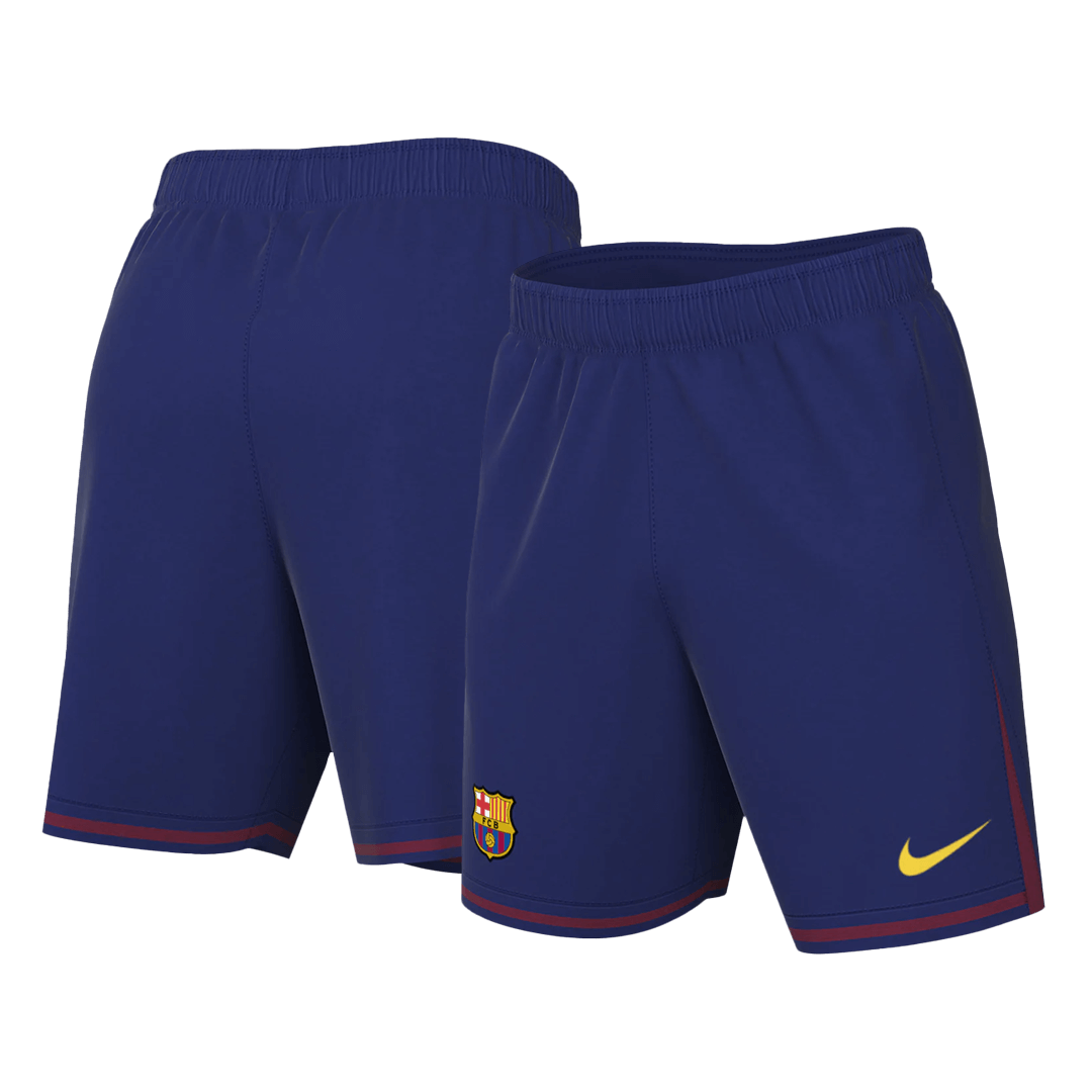 Barcelona Mens Home Soccer Shorts 2025/26 Navy