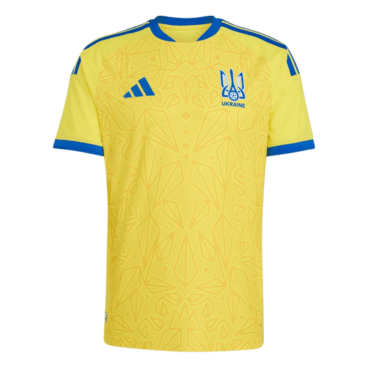 Ukraine Mens Home Soccer Jersey World Cup 2026 Yellow