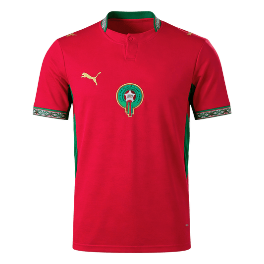 Morocco Mens Home Soccer Jersey World Cup 2026 Red
