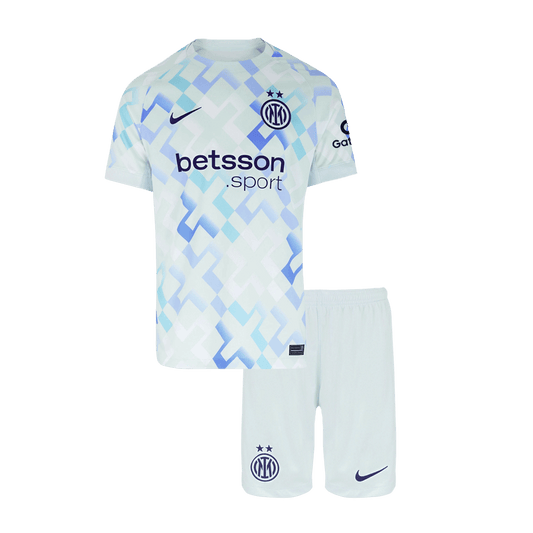 Inter Milan Kids Away Soccer Kit 2025/26 White