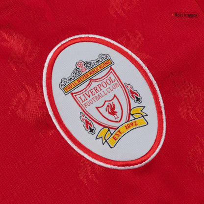Retro Liverpool Mens Home Soccer Jersey 1996/97 Red
