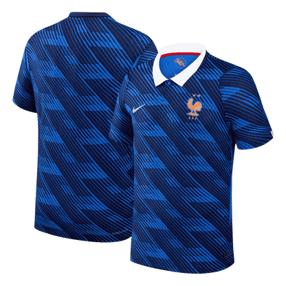 France Mens Home Soccer Jersey World Cup 2026 Blue - Player Version