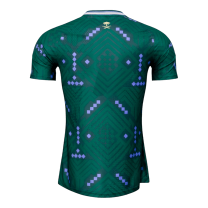 Saudi Arabia Mens Home Soccer Jersey World Cup 2026 Green - Player Version