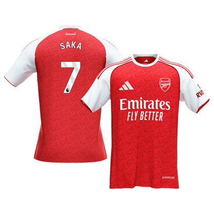 SAKA #7 Arsenal Mens Home Soccer Jersey 2025/26 Red [PREMIUM]