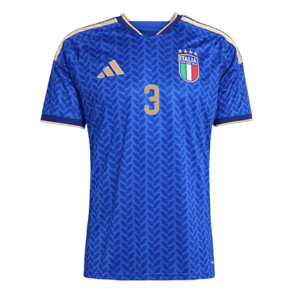 DIMARCO #3 Italy Mens Home Soccer Jersey World Cup 2026 Blue [PREMIUM]