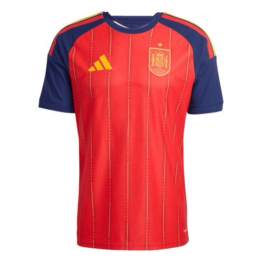 Spain Mens Home Soccer Jersey World Cup 2026 Red - Player Version