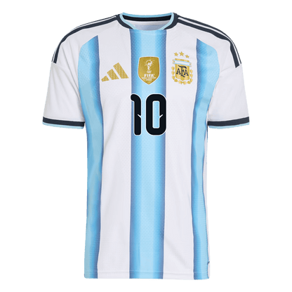 MESSI #10 Argentina Mens Home Soccer Jersey World Cup 2026 Blue&White - Player Version
