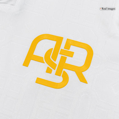 Roma Mens Third Away Soccer Jersey 2025/26 White - Player Version