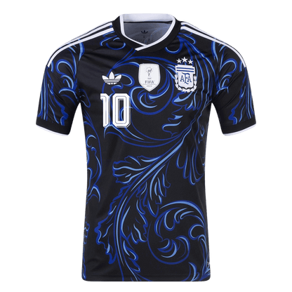MESSI #10 Argentina Mens Away Soccer Jersey World Cup 2026 Black