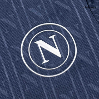 Napoli Mens Third Away Soccer Jersey 2025/26 Black