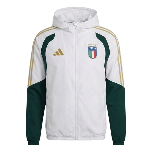 Italy Mens Training Jacket 2026 White