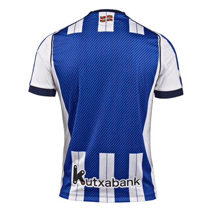 Real Sociedad Mens Home Soccer Jersey 2025/26 Blue&White