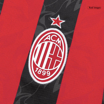 AC Milan Mens Home Soccer Jersey 2025/26 Red&Black [PREMIUM]
