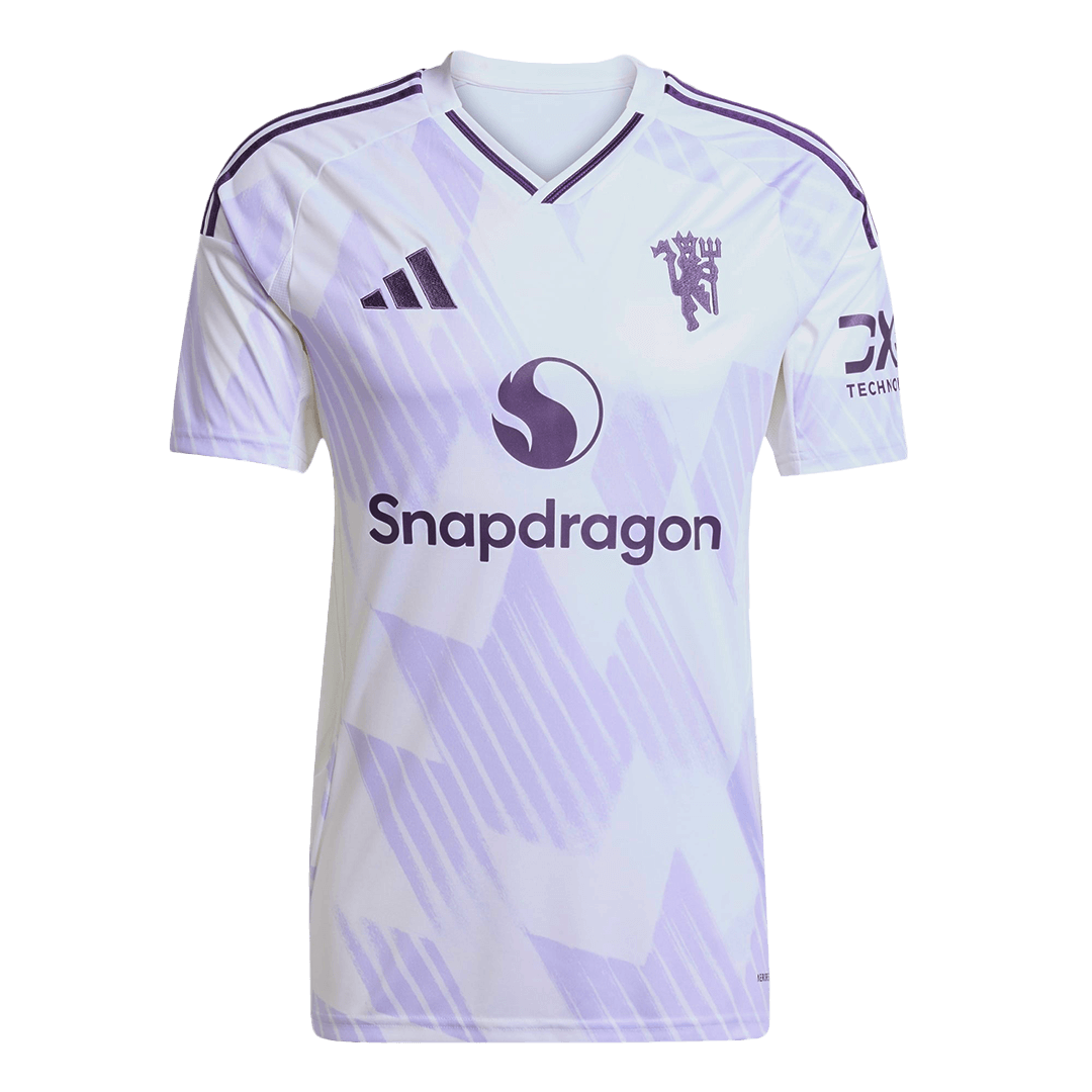 Manchester United Mens Away Soccer Jersey 2025/26 White